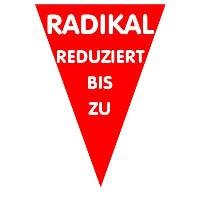 Ankleber "Radikal reduziert" Dreieck