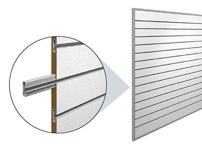 Einschubprofil für Lamellenwand 120 cm