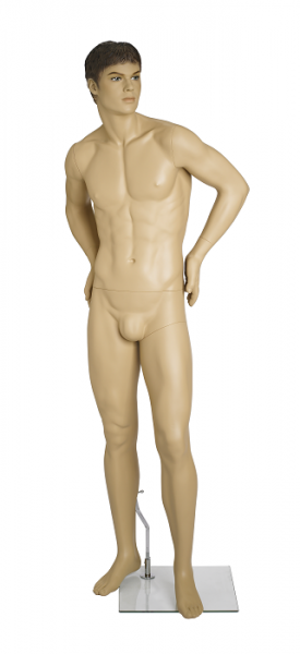 Herrenfigur Mark, skulpt.Haar, teint