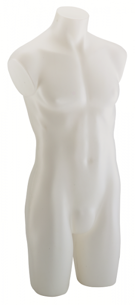 PE Torso männlich weiss