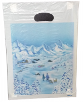 Abreißtaschetasche Winterlandschaft 25 x 36 cm Abreißtaschetasche Winterlandschaft 25 x 36 cm