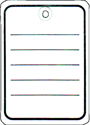 Stückwarenanhänger mit Öse 48x65mm 1000 St