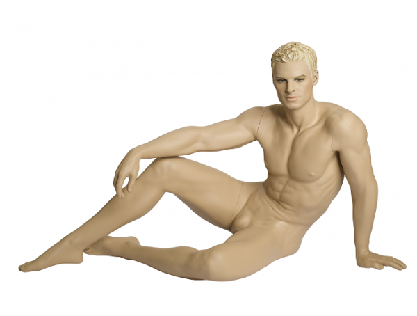 Herrenfigur James, skulpt.Haar, teint