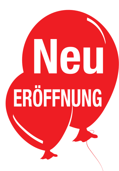 A1 Poster "Neueröffnung" für Plakat-rahmen -Ständer
