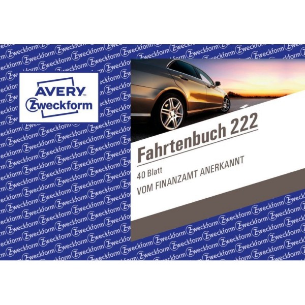 Zweckform -Formular Fahrtenbuch A5