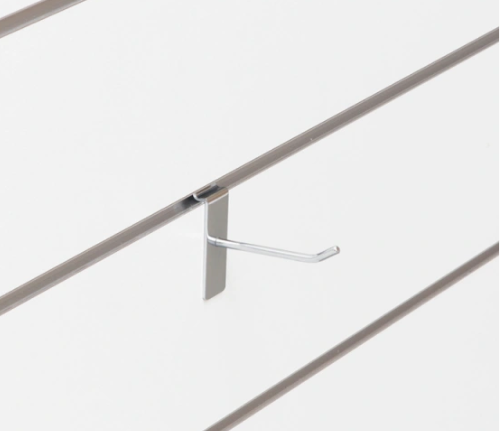 Einzelhaken 5 cm für Lamellenwand, chrom