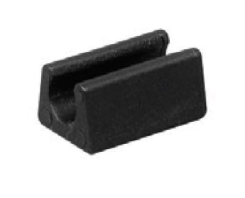 Gummifuß für Gitterrahmen 10mm, schwarz