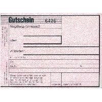 Gutscheinblock, A6 , 25 Blatt