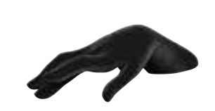 Schmuckhand, liegend