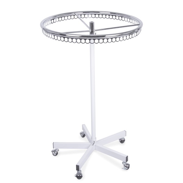 Ringständer d 76cm, Gestell weiss