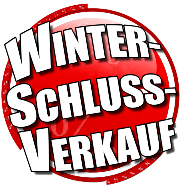 Ankleber Winterschlussverkauf