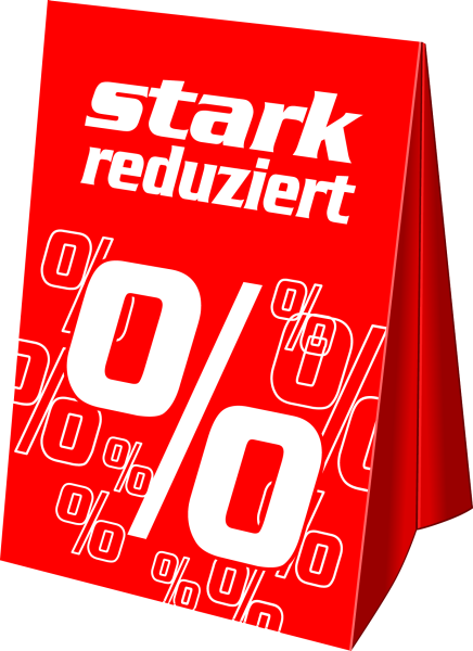 A3 Dachaufsteller stark reduziert%