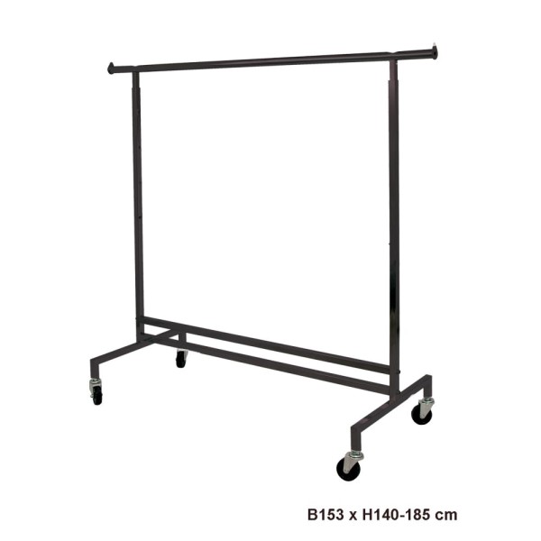 Rollständer, höhenverstellbar B 153 cm